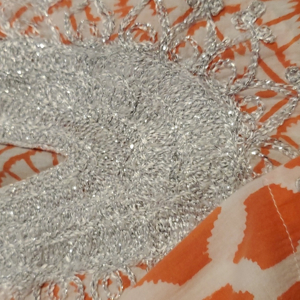 Roberta Roller Rabbit Embroidered Patterned Cotto… - image 4